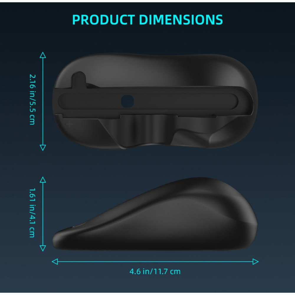 【瑞比電玩】SWITCH 2左右手把 專用鍵鼠底座 SWITCH滑鼠底座 鍵鼠底座 switch2-細節圖5
