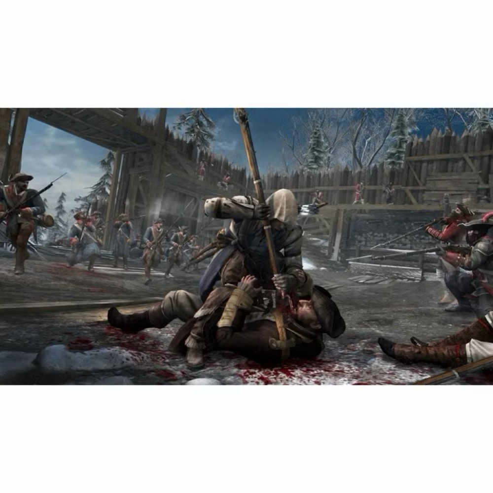 【瑞比電玩】Switch 刺客教條3 重製版 美國獨立戰爭 自由使命 Assassin＇s Creed 中文版 遊戲片-細節圖3