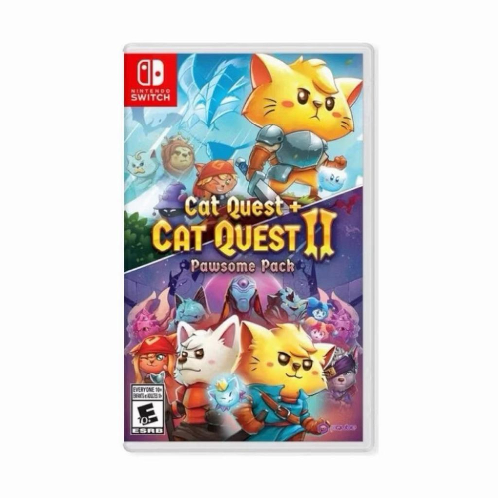 【瑞比電玩】NS Switch 貓咪鬥惡龍1+2+3 中文歐版 喵咪鬥惡龍 三部曲Cat Quest123-細節圖2