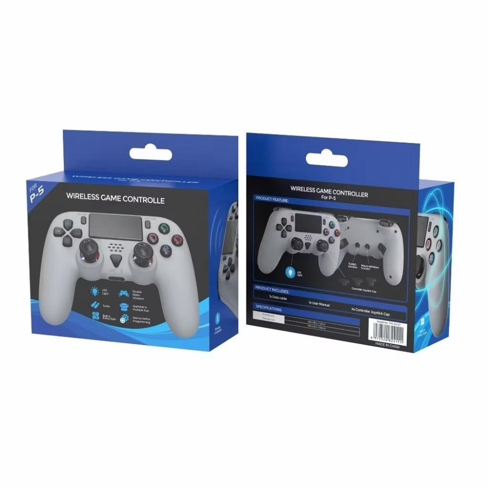 【瑞比電玩】PS DOBE PS5 無線手把 P5藍牙 手把控制器 可用於PS5系列 手柄 按鍵連發 震動 體感手把-細節圖5