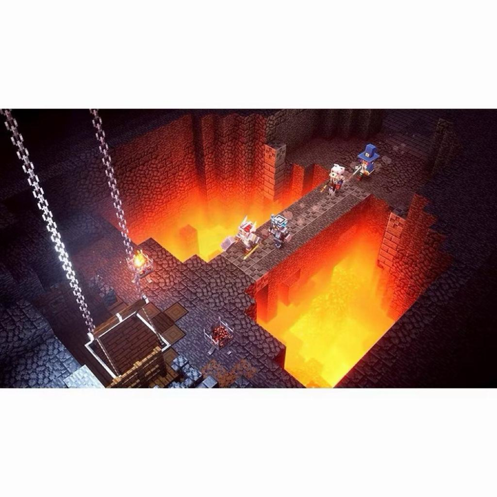 【瑞比電玩】 NS Switch 我的世界 地下城 終極版 中文版 Dungeons  完整版 麥塊 創世神-細節圖2