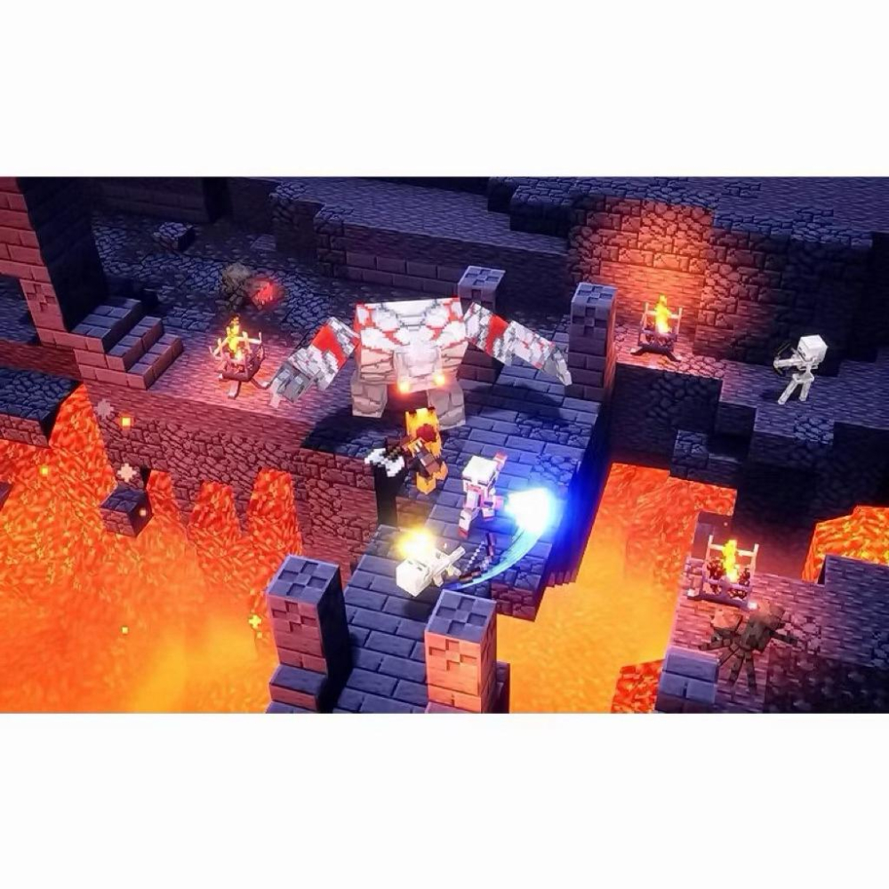 【瑞比電玩】 NS Switch 我的世界 地下城 終極版 中文版 Dungeons  完整版 麥塊 創世神-細節圖7