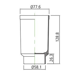 黛琍居家 【ENZIK】韓國原廠 SUS304不鏽鋼 水槽提籃 7.7cm提籃 水槽 適用11.1cm水槽蓋-細節圖4