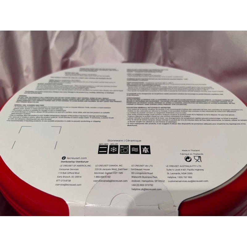 特價 現貨 美國代購 le creuset 紅色 烤盤 24cm-細節圖3