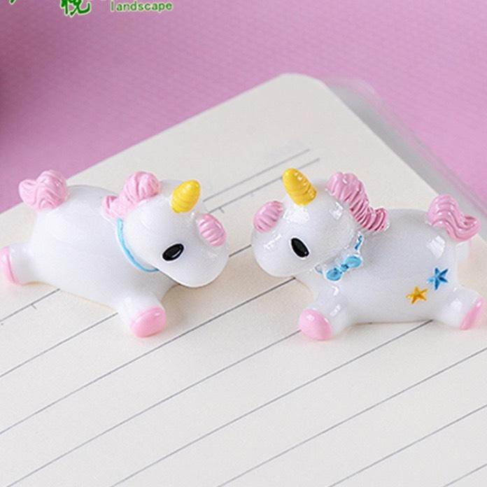 微景觀擺件 獨角獸 飛天小馬 彩虹馬 小飛馬 玻璃罩擺件 永生花擺件 拍照小物 樹脂公仔 蛋糕裝飾 盆栽造景 多肉植物-細節圖2