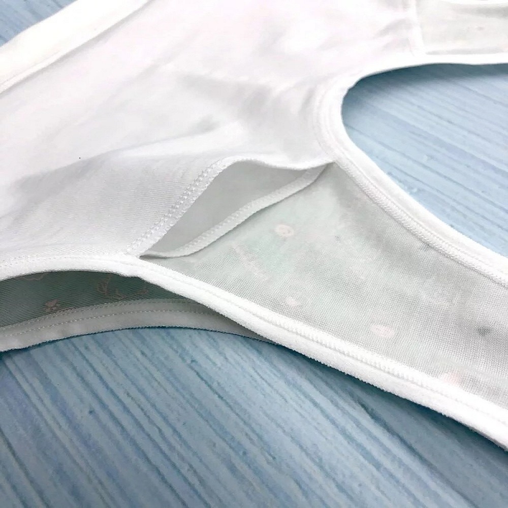 【annypepe】成長內衣 短版背心型 奧地利天絲 小肥貓-粉綠色 140～165 (成長型內衣 少女內衣)-細節圖5