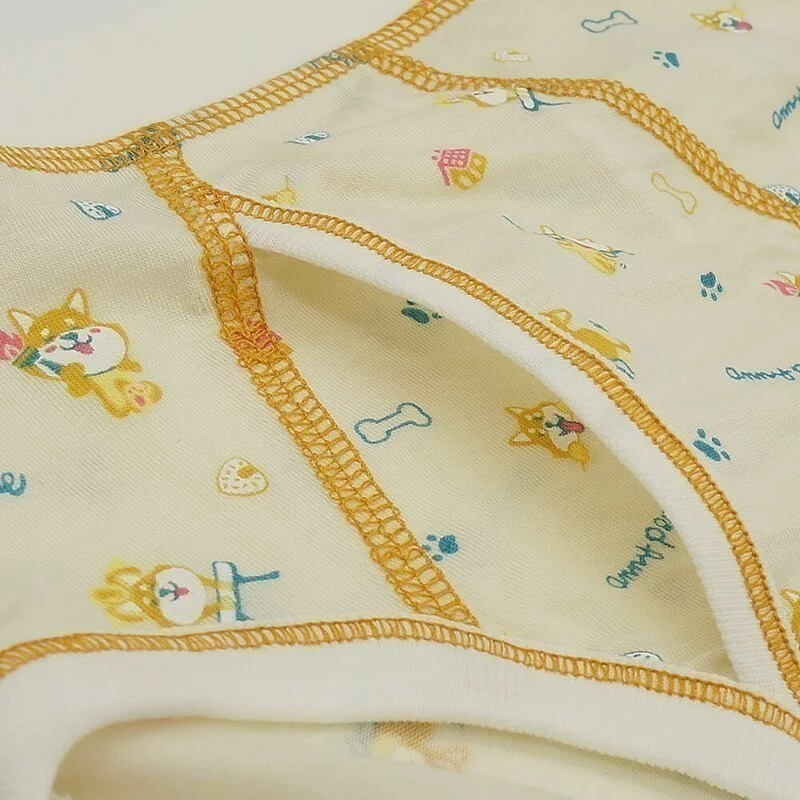 【annypepe】男童三角褲 奧地利天絲 柴犬-卡其100~150（兒童內褲 男童內褲）-細節圖4