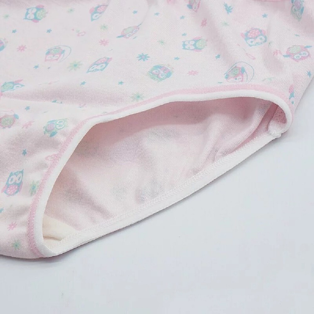 【annypepe】女童三角褲 純棉 咕咕鷹-粉紫100~150(兒童內褲 女童內褲)-細節圖2