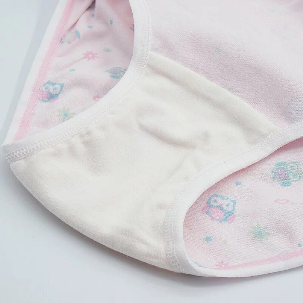 【annypepe】女童三角褲 純棉 咕咕鷹-粉紫100~150(兒童內褲 女童內褲)-細節圖6