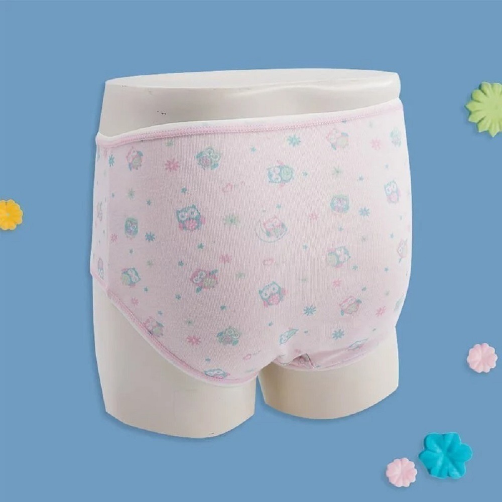 【annypepe】女童三角褲 純棉 咕咕鷹-粉紫100~150(兒童內褲 女童內褲)-細節圖9