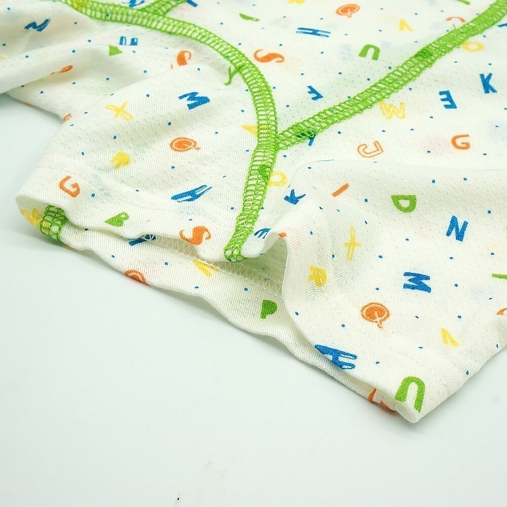 【annypepe 】男童四角褲 奧地利天絲 QQ 洞洞緹花 字母遊戲-米白120~150(兒童內褲 男童內褲)-細節圖4