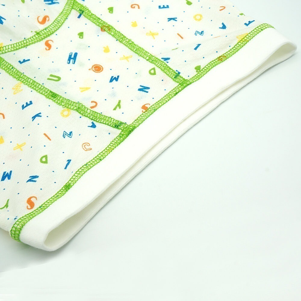 【annypepe 】男童四角褲 奧地利天絲 QQ 洞洞緹花 字母遊戲-米白120~150(兒童內褲 男童內褲)-細節圖7