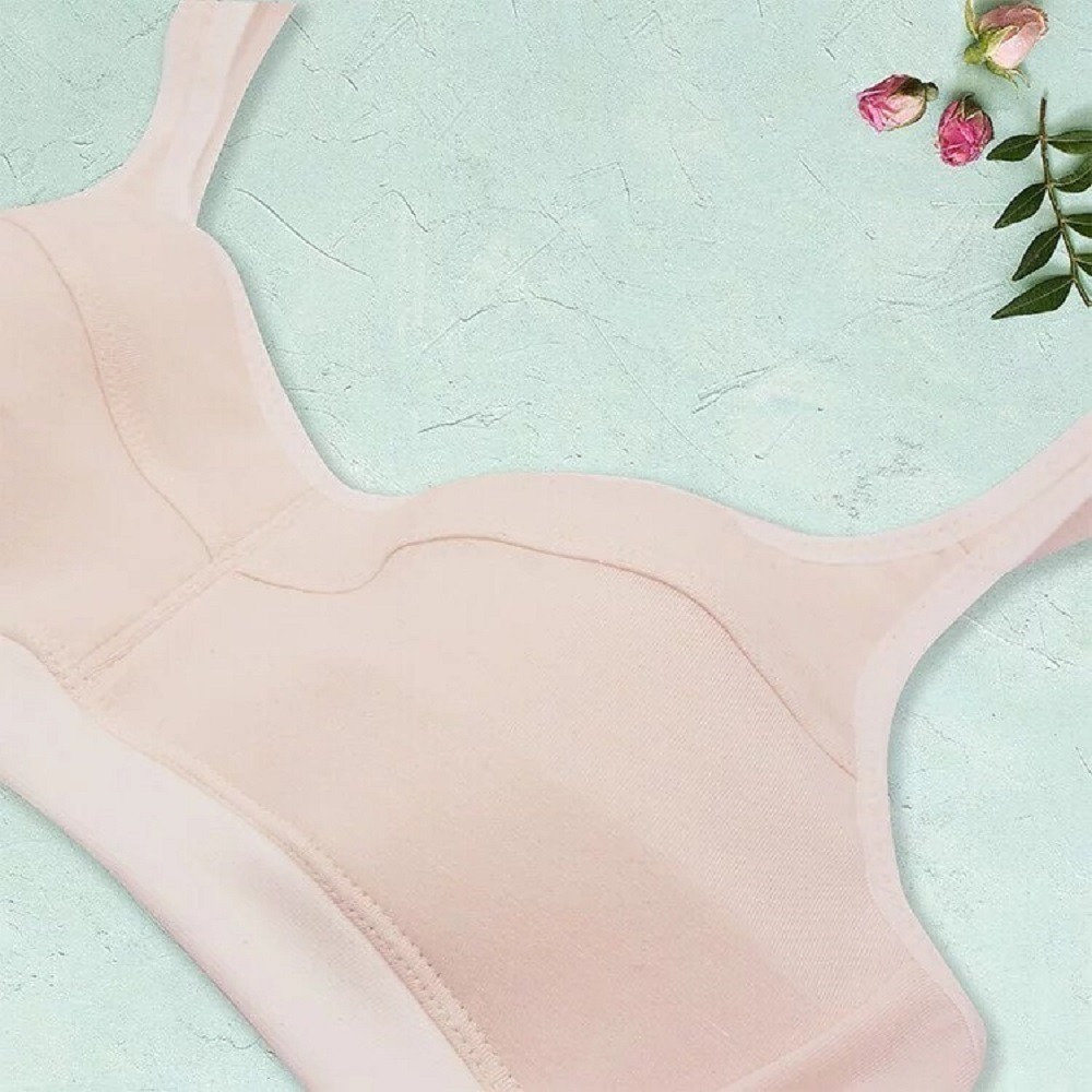 【annypepe】成長內衣二階 短版背心型 縲縈Rayon 抗菌防臭-蛋酒140～165(成長型內衣 少女內衣)-細節圖5