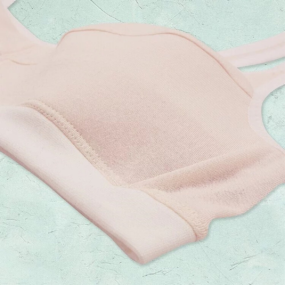 【annypepe】成長內衣二階 短版背心型 縲縈Rayon 抗菌防臭-蛋酒140～165(成長型內衣 少女內衣)-細節圖4