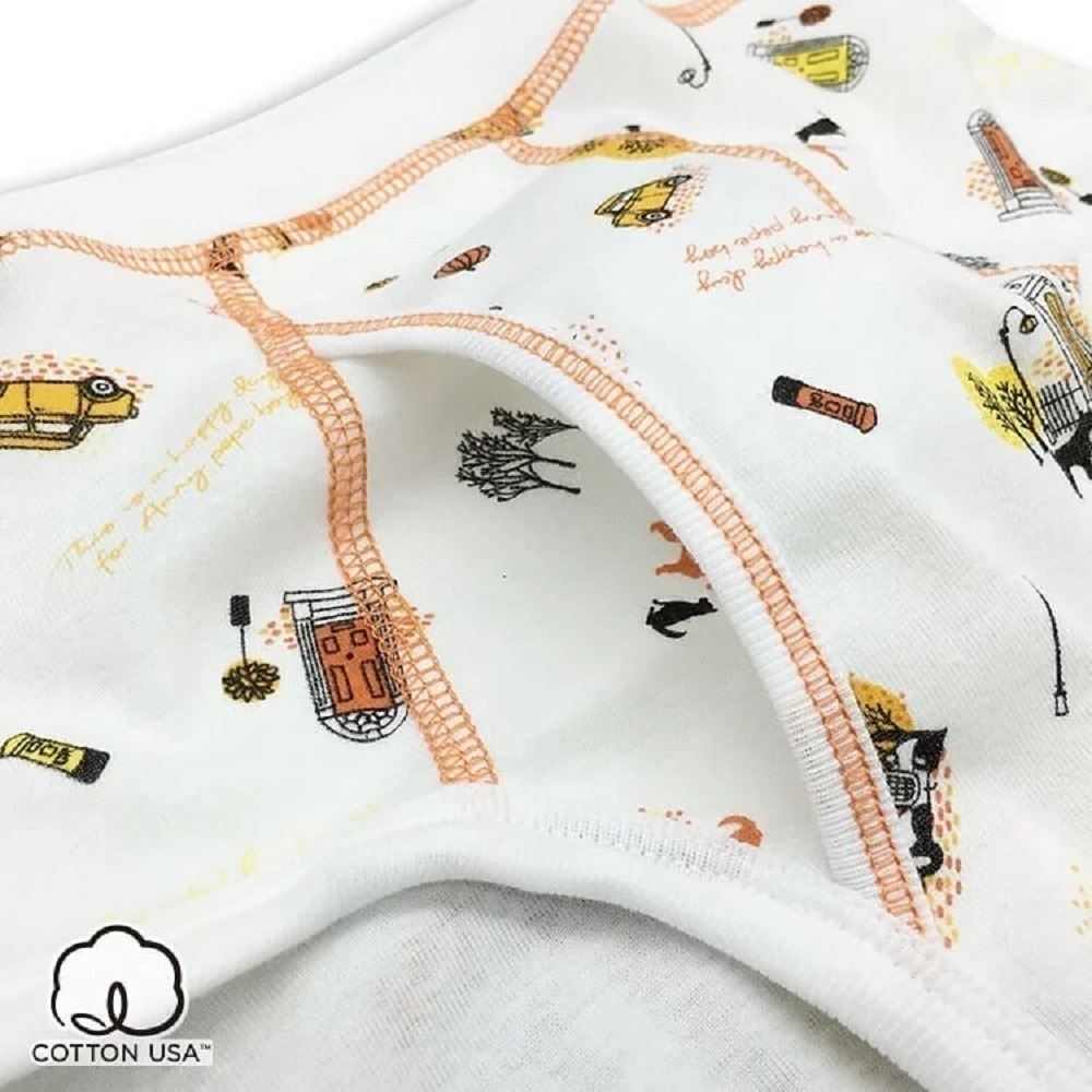 【annypepe】男童三角褲 純棉 秋日時光-白110~150  (兒童內褲 男童內褲)-細節圖4