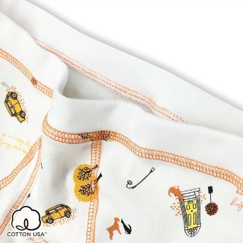 【annypepe】男童三角褲 純棉 秋日時光-白110~150  (兒童內褲 男童內褲)-細節圖5