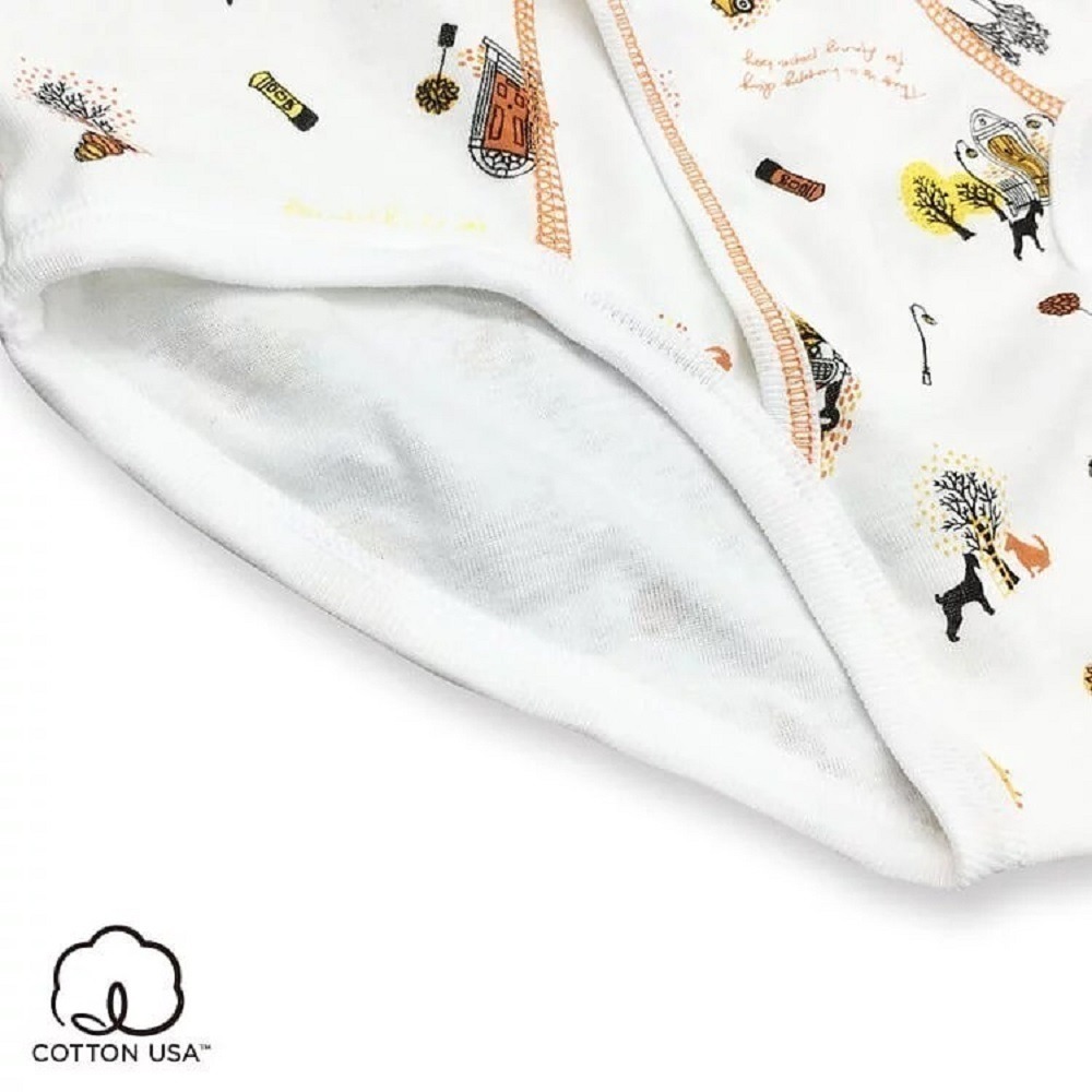 【annypepe】男童三角褲 純棉 秋日時光-白110~150  (兒童內褲 男童內褲)-細節圖6