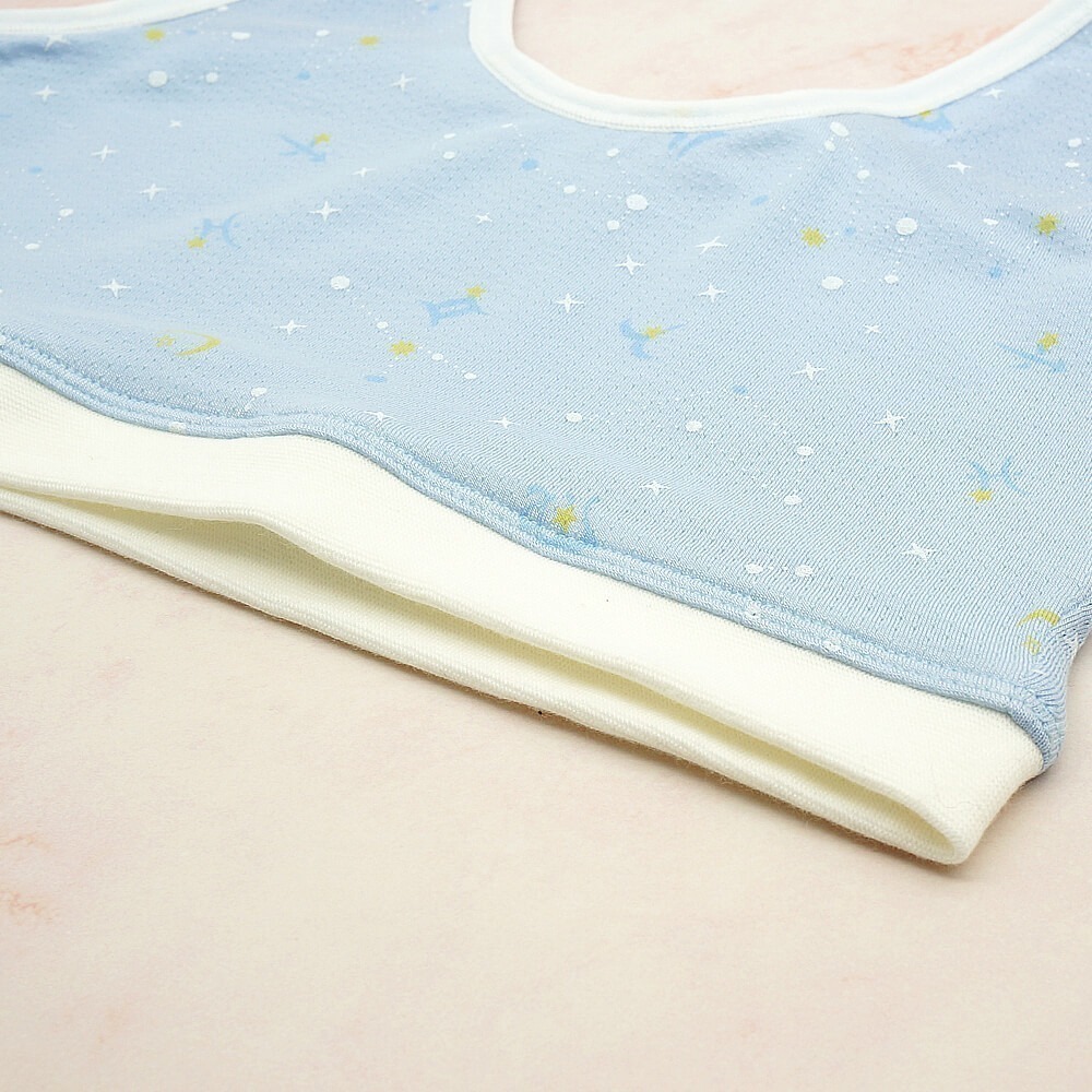 【annypepe】成長內衣 短版背心型 奧地利天絲 QQ洞洞緹花 星辰-紫藍130～165 (成長型內衣 少女內衣)-細節圖4