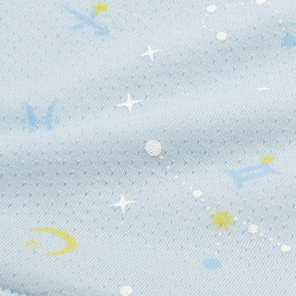 【annypepe】成長內衣 短版背心型 奧地利天絲 QQ洞洞緹花 星辰-紫藍130～165 (成長型內衣 少女內衣)-細節圖7