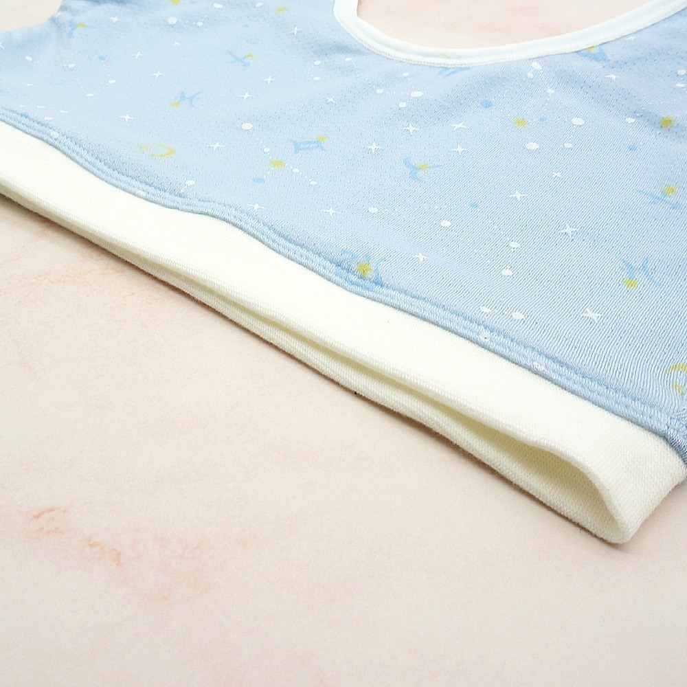 【annypepe】成長內衣 短版背心型 奧地利天絲 QQ洞洞緹花 星辰-紫藍130～165 (成長型內衣 少女內衣)-細節圖5