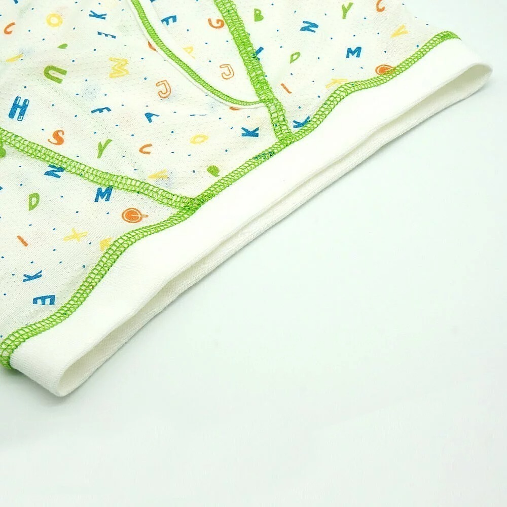 【annypepe】男童三角褲 奧地利天絲 QQ 洞洞緹花 字母遊戲-米白120～150 (兒童內褲 男童內褲)-細節圖5