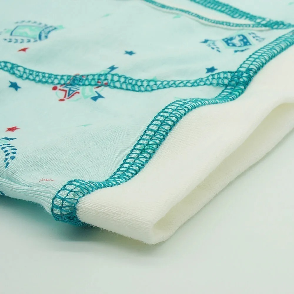 【annypepe】男童三角褲 純棉 盾牌與徽章-水色100～150  (兒童內褲 男童內褲)-細節圖2