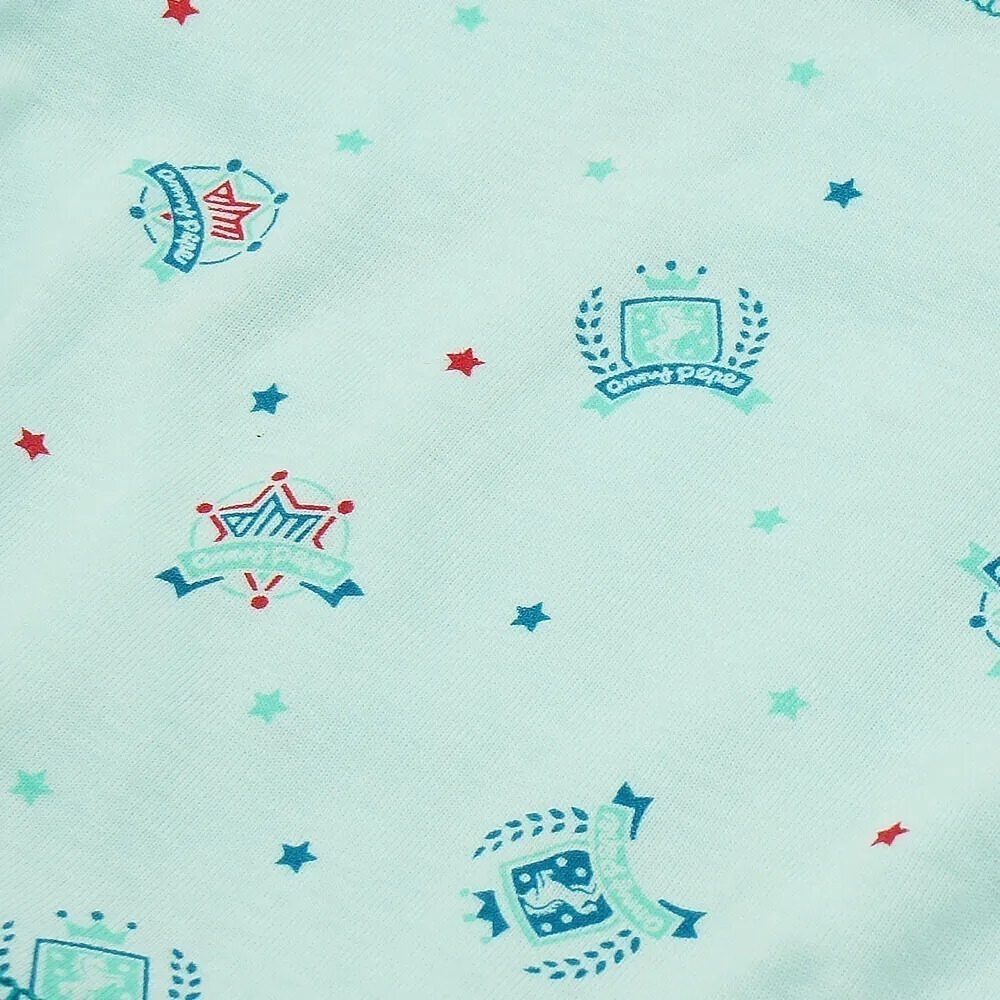 【annypepe】男童三角褲 純棉 盾牌與徽章-水色100～150  (兒童內褲 男童內褲)-細節圖7