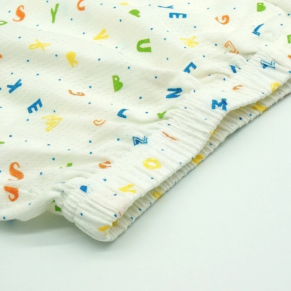 【annypepe】男童平口褲 奧地利天絲 QQ 洞洞緹花 字母遊戲-米白140～150  (兒童內褲 男童內褲)-細節圖5