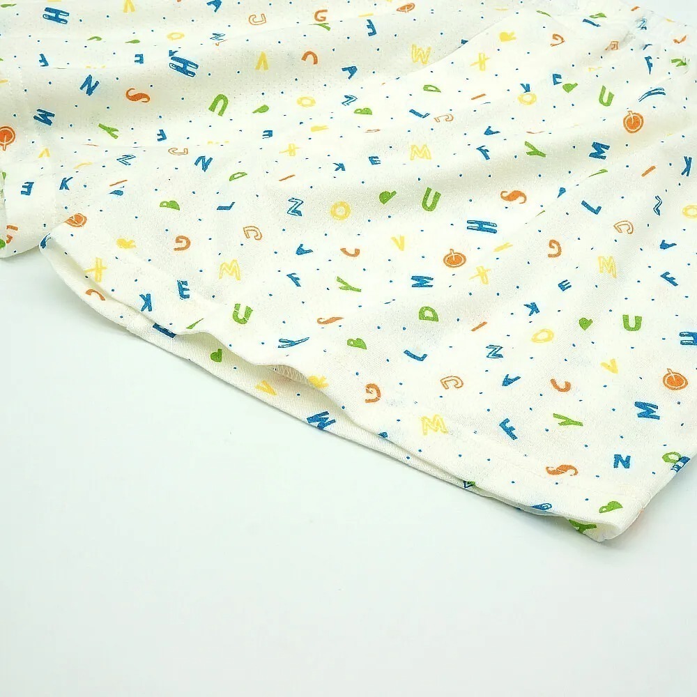 【annypepe】男童平口褲 奧地利天絲 QQ 洞洞緹花 字母遊戲-米白140～150  (兒童內褲 男童內褲)-細節圖7