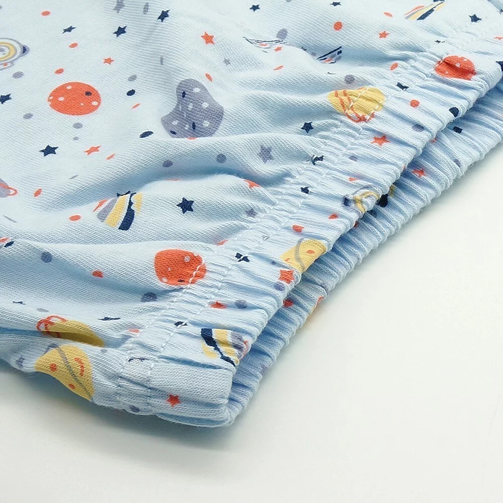 【annypepe】男童平口褲 純棉 行星組曲-藍灰140～150 (兒童內褲 男童內褲)-細節圖6