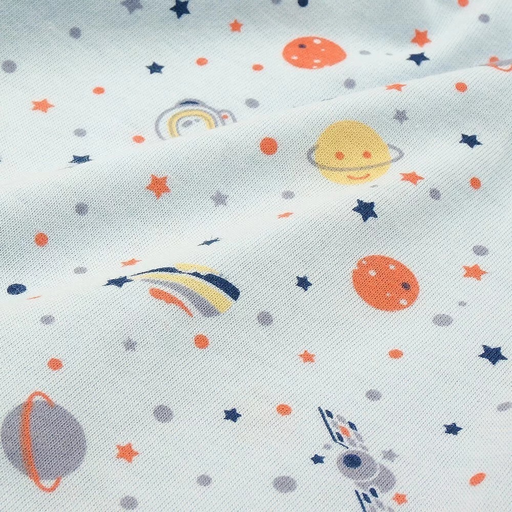 【annypepe】男童平口褲 純棉 行星組曲-藍灰140～150 (兒童內褲 男童內褲)-細節圖9