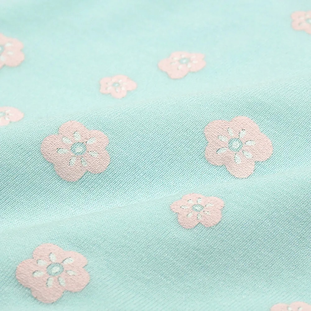 【annypepe】成長內衣 短版肩帶型 莫代爾 V3 超涼感 花之舞-琉璃藍130～165 (成長型內衣 少女內衣)-細節圖10