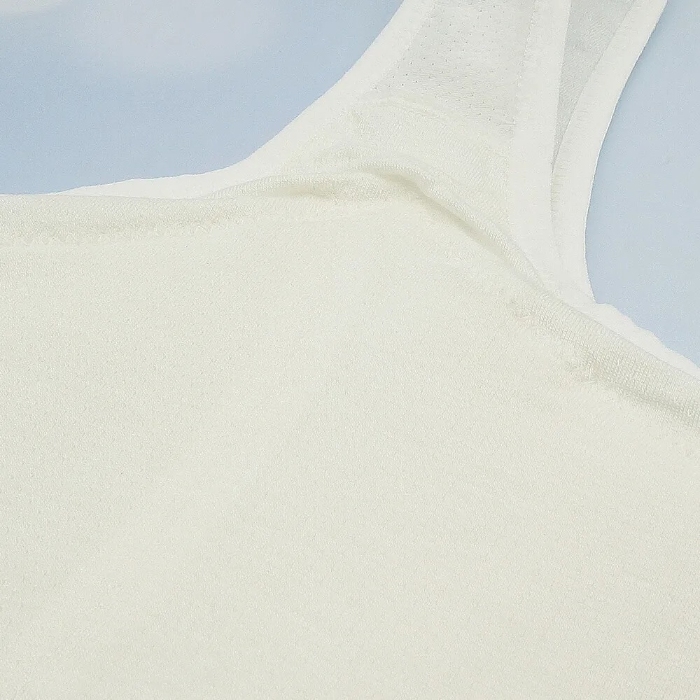 【annypepe】成長內衣二階 長版背心型 奧地利天絲 QQ 洞洞緹花-米色150～165 (成長型內衣 少女內衣)-細節圖7