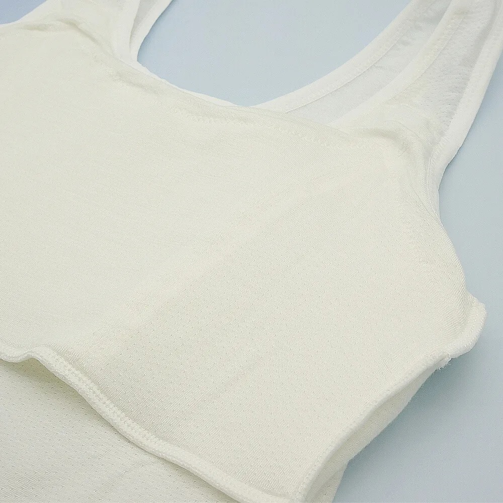 【annypepe】成長內衣二階 長版背心型 奧地利天絲 QQ 洞洞緹花-米色150～165 (成長型內衣 少女內衣)-細節圖8