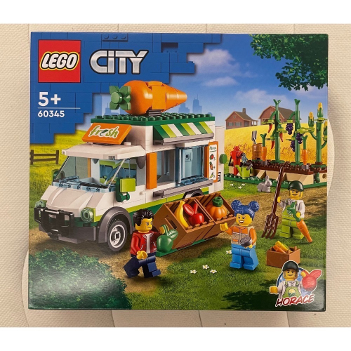 【絕版品】LEGO 60345 樂高 農夫市集箱型車 全新未拆封 城市系列