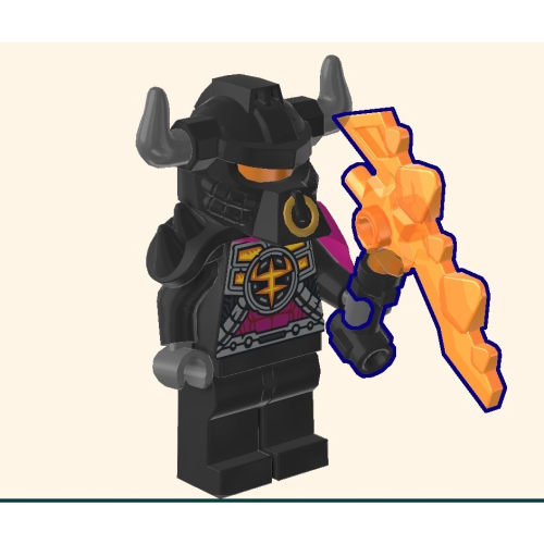 LEGO 80012 牛將軍 附披肩跟武器 全新品
