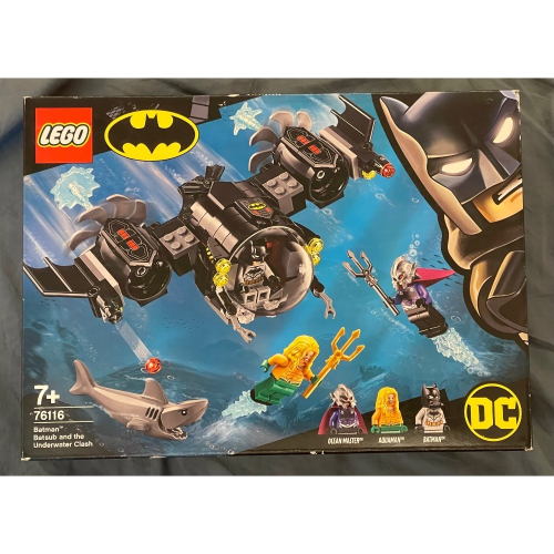 【絕版品】LEGO 76116 樂高 海洋領主水行俠與蝙蝠潛艇 全新未拆封