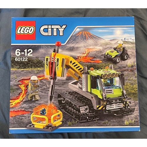 【絕版品】 LEGO 60122 樂高 火山履帶探勘車 全新未拆封 城市系列