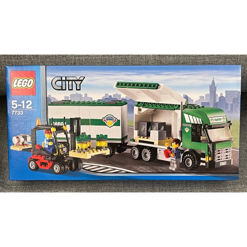 【絕版品】 LEGO 7733 樂高 貨運卡車與堆高機 全新未拆封