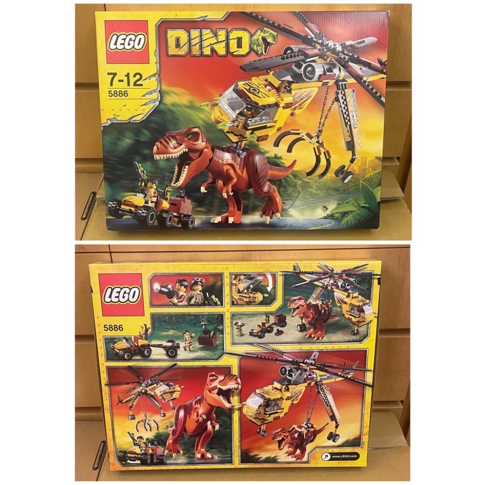 【絕版品】 LEGO 5882 5883 5884 5885 5886 5887 5888 Dino系列 全新未拆封-細節圖3