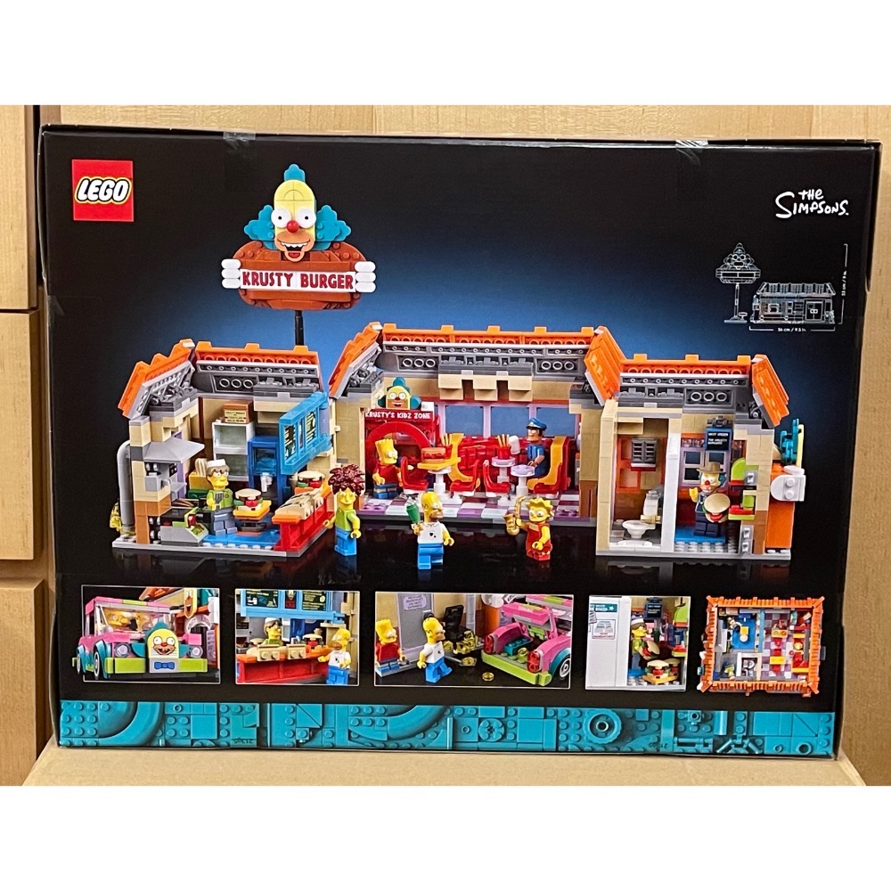 LEGO 10352 The Simpsons：Krusty 漢堡店 樂高 全新未拆封 辛普森家庭系列-細節圖2