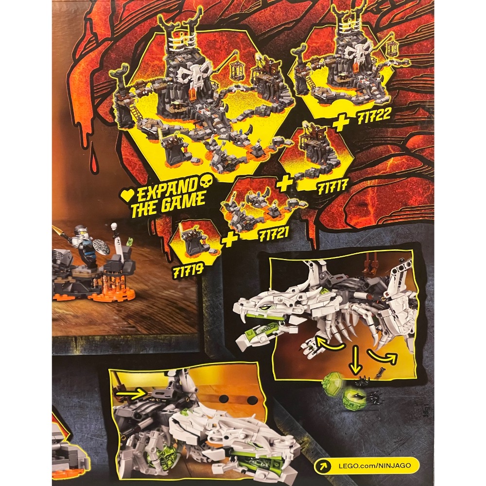【絕版品】 LEGO 71721 骷顱巫師之龍 樂高 全新未拆封 旋風忍者系列-細節圖4