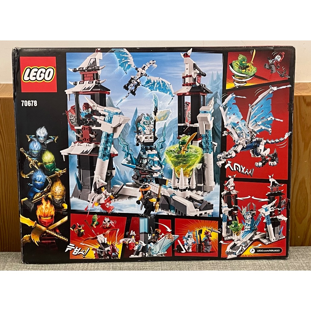 【絕版品】LEGO 70678 遺落的帝王城堡 樂高 全新未拆封 旋風忍者系列-細節圖2