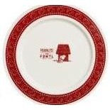 26cm日式餐盤  紅色