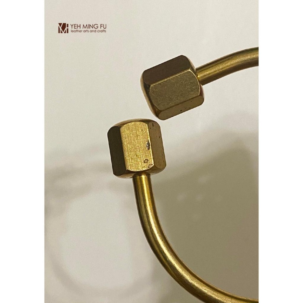 *銅製*【造型鑰匙環】環釦 / DIY / 拼布 /皮革《葉明福皮革創作工房》特價$60-細節圖4