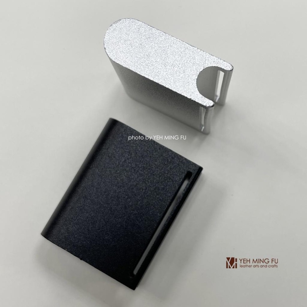 鋁製【皮革邊緣打磨塊+送砂紙】砂紙固定/手工皮具打磨器/打磨塊/皮邊打磨棒/皮邊平整工具《葉明福皮革創作工房》-細節圖3
