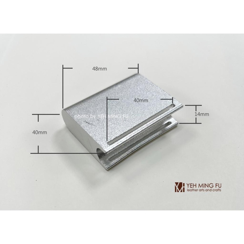 鋁製【皮革邊緣打磨塊+送砂紙】砂紙固定/手工皮具打磨器/打磨塊/皮邊打磨棒/皮邊平整工具《葉明福皮革創作工房》-細節圖6