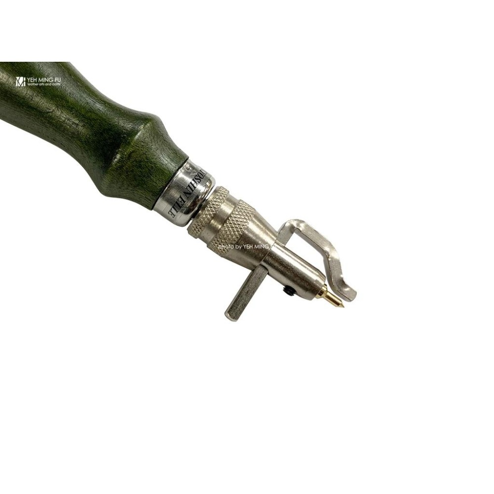 【日本KYOSHIN ELLE 多功能邊線器(工具鋼+24K金)】原價$1050，特價$980《葉明福皮革創作工房》-細節圖2