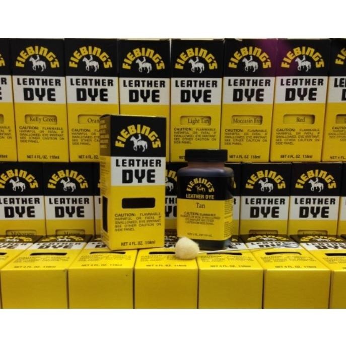 【美國騎士Fiebing＇s酒精性染料(每罐內附一支羊毛球刷)】酒精染料《葉明福皮革創作工房》-細節圖2