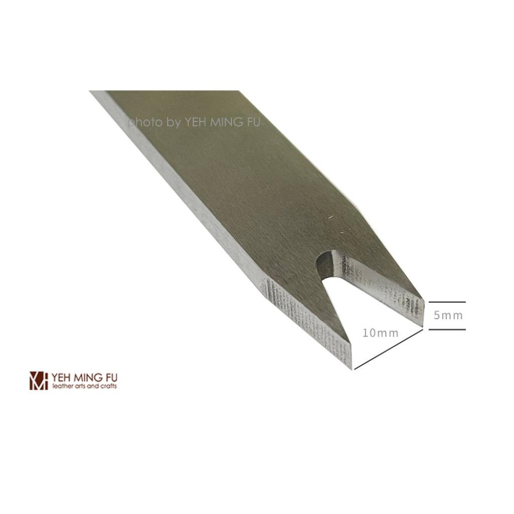 【10*5mm雙腳磁釦工具(用於18mm磁釦)】磁釦叉斬/磁釦輔助斬《葉明福皮革創作工房》-細節圖2